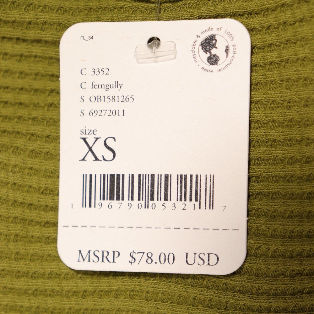 NWT Free People Santa Clara Thermal in Ferngully - Picture 15 of 16